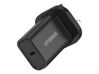 OtterBox - Power adapter - 30 Watt - PD (24 pin USB-C) - black