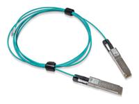 NVIDIA - 200GBase-AOC direct attach cable - QSFP56 to QSFP56 - 5 m - fibre optic …