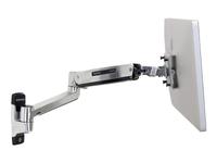Ergotron LX HD Sit-Stand Wall Mount LCD Arm - Wall mount for LCD display - alumin…