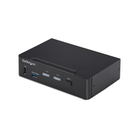 StarTech.com 2-Port DisplayPort KVM Switch, 4K 60Hz, DP 1.2, EDID Management, 2-P…