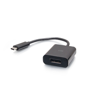 C2G USB-C to DisplayPort Adapter Converter - 4K 60Hz - Black - Adapter - 24 pin U…