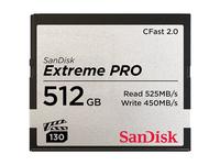 SanDisk Extreme Pro - Flash memory card - 512 GB - CFast 2.0