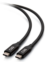 C2G 2.5ft (0.8m) USB-C Male to USB-C Male Cable (20V 5A) - USB4 (40Gbps) - USB ca…