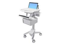 STYLEVLIEW LAPTOP CART, TALL DRAWER