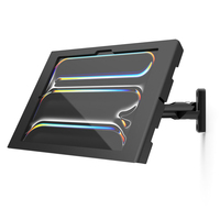 Compulocks iPad Pro M4 13 inch (2024), Apex Enclosure Swing Wall Mount - Black
