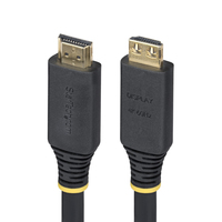 StarTech.com 35ft (10.6m) Active High Speed HDMI Cable with Gripping Connectors, …