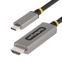 StarTech.com 6ft (2m) USB-C to HDMI Adapter Cable, 8K 60Hz, 4K 144Hz, HDR10, USB …