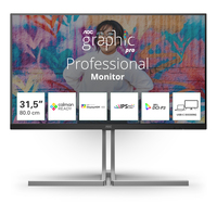 AOC U32U3CV computer monitor 80 cm (31.5 inch) 3840 x 2160 pixels 4K Ultra HD LCD Bla…
