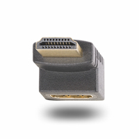StarTech.com Down Angle HDMI 2.0 Adapter, Male to Female, Vertical 90-Degree Angl…