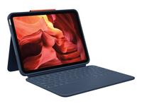 Logitech Rugged Combo 4 - keyboard and folio case - classic blue Input Device