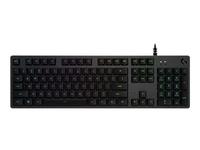 Logitech Gaming G512 - keyboard - QWERTY - UK - carbon Input Device