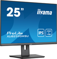 iiyama ProLite 25” 1920 x 1200 monitor featuring IPS panel and a height adjustabl…