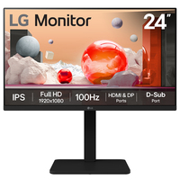 LG 24BA450-B computer monitor 60.5 cm (23.8 inch) 1920 x 1080 pixels Full HD Black