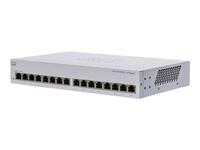 Cisco Business 110 Series 110-16T - Switch - unmanaged - 16 x 10/100/1000 - deskt…