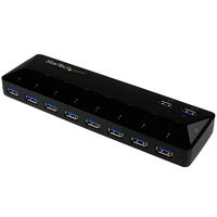 StarTech.com 10-Port USB 3.0 Hub with Charge and Sync Ports - 2 x 1.5A Ports~10-P…
