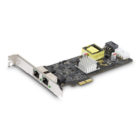 StarTech.com 2-Port 2.5Gbps NBASE-T PoE Network Card, Dual Intel I225-V, 802.3af/…