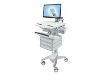 Ergotron StyleView - Cart - open architecture - for LCD display / PC equipment - …