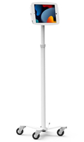 Compulocks iPad 10.2 inch Space Enclosure Medical Rolling Cart White