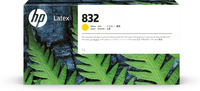 HP 832 1-liter Yellow Latex Ink Cartridge