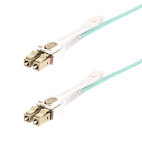 StarTech.com 8m (26.2ft) LC to LC (UPC) OM4 Multimode Fiber Optic Cable w/Push Pu…