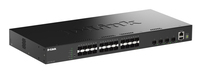 D-Link 28-Port Gigabit SFP Stackable Smart Managed Switch with 4 x 10G SFP+ Ports