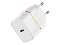 OtterBox EU Wall Charger 20W - 1X USB-C 20W USB-PD + USB C-Lightning Cable 1m Whi…