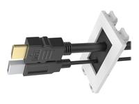 VISION Techconnect Modular AV Faceplate - LIFETIME WARRANTY - brush module - simp…