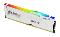 Kingston Technology FURY Beast 16GB 5600MT/s DDR5 CL40 DIMM White RGB XMP