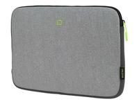 DICOTA Skin FLOW - Notebook sleeve - 13 inch - 14.1 inch - grey, green
