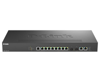 D-Link 12-Port Multi-Gigabit Smart Managed PoE+ Switch including 8 x 2.5G PoE+ Po…