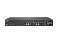 SonicWall Switch SWS12-10FPOE - switch - 12 ports - Managed