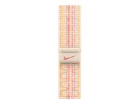 Apple - Loop for smart watch - 45 mm - 145-220 mm - starlight/pink