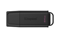 Kingston Technology DataTraveler 64GB Portable USB 3.2 Gen 1 Exodia Black