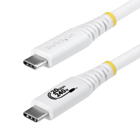 StarTech.com 2m (6ft) USB4 Cable, 20Gbps, USB-IF Certified USB-C Cable, 240W PD E…