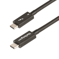 StarTech.com 1.6ft Thunderbolt 4 Cable - 40Gbps - 100W PD - 4K/8K Video - Intel-C…