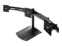 Ergotron DS100 Triple-Monitor Desk Stand - Stand for triple flat panel - aluminiu…