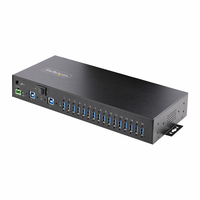 StarTech.com 16-Port Industrial USB 5Gbps Hub with Power Adapter, Metal Enclosure…