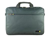 techair - Notebook carrying shoulder bag - 17.3 inch - grey