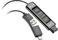 Poly DA85-M USB to QD Black Adapter TAA