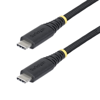 StarTech.com 3m (10ft) USB-C Charging Cable, 240W (5A) PD EPR, Dual-Layer Silicon…