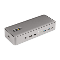 StarTech.com Dual-Laptop USB-C KVM Docking Station, Dual Monitor 4K 60Hz DisplayP…