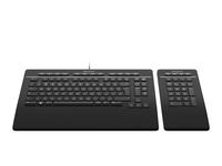 3Dconnexion Keyboard Pro with Numpad - keyboard and numeric pad set - QWERTY - UK…