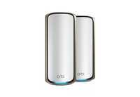 NETGEAR Orbi 970 Series Quad-Band WiFi 7, 2-Pack Quad-band (2.4 GHz / 5 GHz-1 / 5…