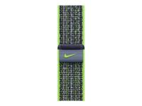Apple Nike - Loop for smart watch - 41 mm - 130-190 mm - bright green/blue