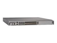 Cisco MDS 9132T - Switch - Managed - 8 x 32Gb Fibre Channel SFP+ - front and side…