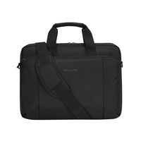 dbramante1928 Santa Monica - 14 inch Briefcase Recycled - Black