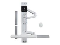 Ergotron LX Wall Mount System - Mounting kit (wall arm, mouse holder, keyboard ar…