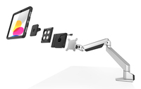 Compulocks Universal Tablet Magnetic Articulating Arm Mount Plus Hub Black