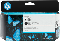 HP 738 130-ml Black DesignJet Ink Cartridge