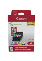 Canon 6443B008 ink cartridge 4 pc(s) Original High (XL) Yield Black, Cyan, Magent…